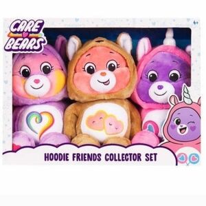 Care Bears Hoodie Friends Collector Set Unicorn Fox Pegasus
